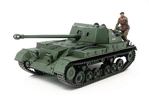 Сборная модель 1/35 Английское самоходное противотанковое орудие Archer, с тремя фигурами (Tamiya)