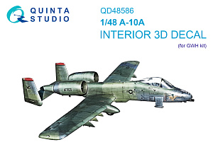 3D Декаль интерьера кабины A-10A Warthog (GWH)