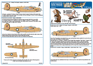 Декаль 1/32 Consolidated B-24D Liberator (Sized for the 1/32 scale Hobby Boss kits) (Kits-World)