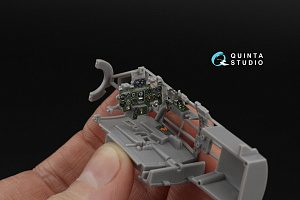 3D Декаль интерьера кабины A6M5 Zero, пр-ва Nakajima (Fine Molds)
