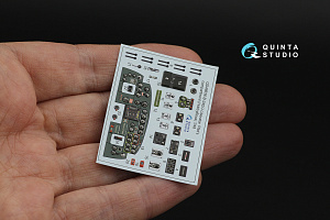 3D Декаль интерьера кабины B-24D/B-24J Liberator: отсек пилотов (Hobby Boss)