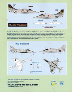 Декаль 1/32 Douglas A-4M Skyhawk Last Of The Hot Rods (Zotz)