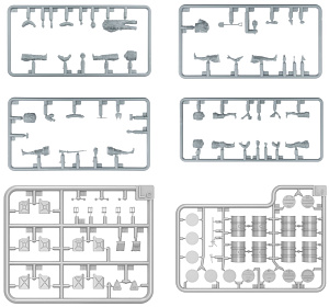 Дополнения из смолы 1/48 German&Italian Pilots w/ Dal Soldiers (6 fig) (MiniArt)