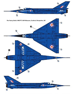 Сборная модель 1/72 Fairey Delta FD.2 (Dora Wings)