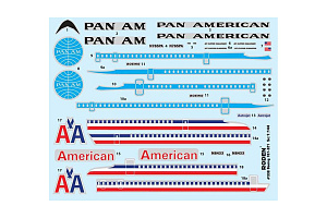 Сборная модель 1/144 Boeing 707-321 Pan American (Roden)