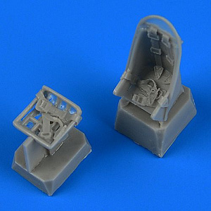 Дополнения из смолы 1/72 Junkers Ju-87G-1/Ju-87G-2/Ju-87B-2 'Stuka' кресло с ремнями (Zvezda)