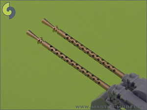 Дополнения из латуни 1/35 Browning M2 aircraft .50 caliber (12.7mm) barrels with flash hiders (2pcs)