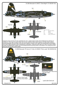 Декаль 1/72 Martin B-26B Marauder (Kits-World)