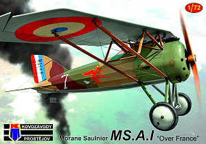 Сборная модель 1/72 Morane-Saulnier MS A.I 'Over France'  (Kovozavody Prostejov)