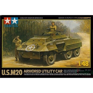 Сборная модель 1/48 Американский трехосный бронетранспортер М20 (Tamiya)
