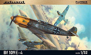 Сборная модель 1/32 Messerschmitt Bf-109E-4 ProfiPACK edition (Eduard kits)