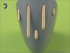 Дополнения из латуни 1/48 Lockheed P-38 Lightning. Пушечные и пулеметные стволы