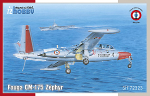 Сборная модель 1/72 Fouga CMK-175 Zéphyr (4x camo) (Special Hobby)