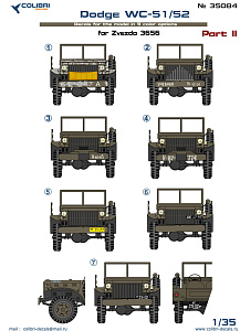 Декаль 1/35 Dodge WC-51 part II (Colibri Decals)