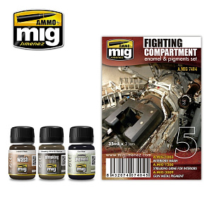 Набор пигментов Fighting Compartment (3x35mL) (Ammo Mig)