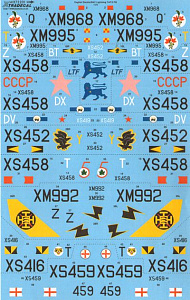Декаль 1/72 BAC/EE Lightning T.4/T.5 Part 2 (11) (Xtradecal)