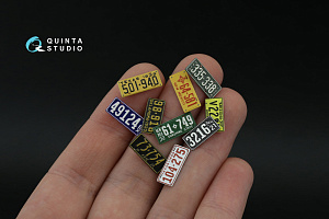 Автомобильные номера США, юго-западные штаты, 1910-1940 (для всех моделей) (на метал. основании)