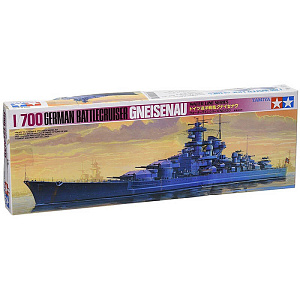 Сборная модель 1/700 «Гнейзенау» — немецкий линейный крейсер (Tamiya)