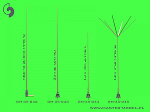 Дополнения из латуни 1/35 German WWII 1,4m rod antenna for Fu 7 radio set