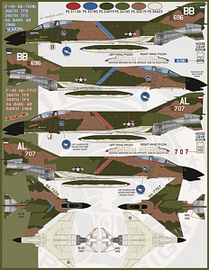 Декаль 1/48 Gunfighter Phantoms Part I (Furball Aero-Design)