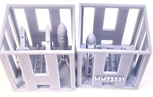 Дополнения из смолы 1/72 Бомбы с УМПК ФАБ-250М62+пилон+декали. 2шт (Mazhor Models)