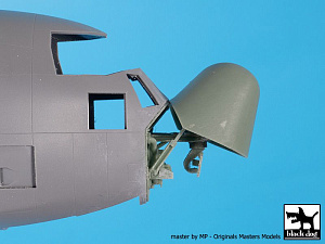 Дополнения из смолы 1/72 Lockheed C-130H Hercules radar+front door (для модели Zvezda)