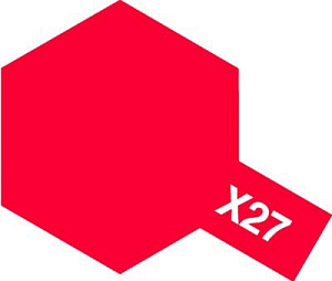 Краска акриловая Acrylic Mini X-27 Clear Red (Tamiya) (10ml)