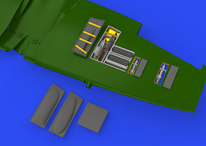 Дополнения из смолы 1/48 Пулемётные отсеки  Supermarine Spitfire Mk.Vc  (для модели Eduard)