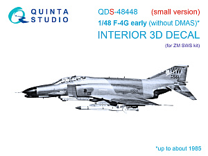 3D Декаль интерьера кабины F-4G early (Zoukei Mura SWS) (Малая версия)