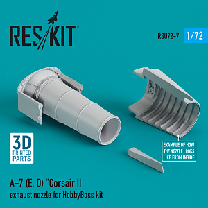 Дополнения из смолы 1/72 LTV A-7D/A-7E CORSAIR II EXHAUST NOZZLE (ResKit)