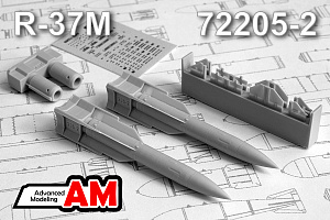 Дополнения из смолы 1/72 Р-37M Авиационная управляемая ракета «Воздух-воздух» (Advanced Modeling)/ МиГ-31, Су-30, Су-35, Су-57
