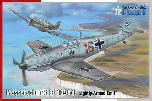 Сборная модель 1/72 Messerschmitt Bf 109E-1 'Lightly-Armed Emil' (Special Hobby)