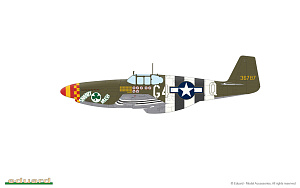 Сборная модель 1/48 P-51B Mustang Birdcage canopy ProfiPACK edition (Eduard kits)