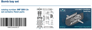 Дополнения из смолы 1/32 Комплект бомбоотсека Curtiss SB2C-4 Helldiver (для Infinity Models) 