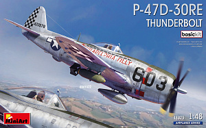 Сборная модель 1/48 P-47D-30RE Thunderbolt (BASIC KIT) (MiniArt)