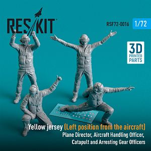 Дополнения из смолы 1/72 Yellow jersey (Left position from the aircraft) (4 pcs) (ResKit)