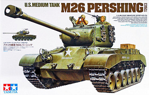 Сборная модель 1/35 Американский cредний танк М26 Pershing (Т26Е3) с 90мм пушкой (Tamiya)
