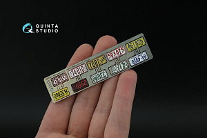 Автомобильные номера США, средний запад, 1910-1940 (для всех моделей) (на метал. основании)