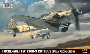Сборная модель 1/72 Focke-Wulf Fw-190D-9 Cottbus (Early Production) (IBG Models)
