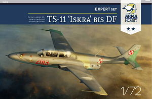 Сборная модель 1/72 TS-11 'Iskra' bis DF  Expert Set (4x camo) (Arma Hobby)