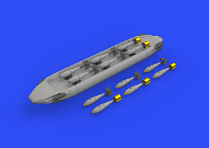 Дополнения из смолы 1/48 Диспенсер SUU-20 с бомбами BDU-33 и Mk.76