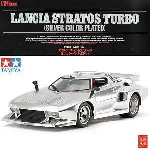 Сборная модель 1/24 Lancia Stratos Turbo (Silver Color Plated) (Tamiya)