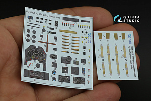 3D Декаль интерьера кабины Ju 87B-2/R-2 (Italeri)