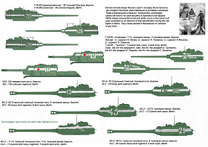 Декаль 1/72 Battle for Berlin 45 - whinte band (Colibri Decals)