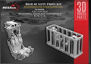 Дополнения из смолы 1/72 Катапультное кресло McDonnell Douglas F-4 Phantom II (B\N\J\S) (RESArm)