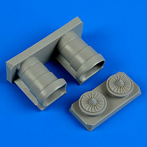 Дополнения из смолы 1/72 McDonnell-Douglas F/A-18A / F/A-18C Hornet air intakes (Hasegawa)