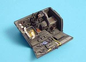Дополнения из смолы 1/32 Кабина пилота Messerschmitt Bf-109G-6 (для Hasegawa kits)