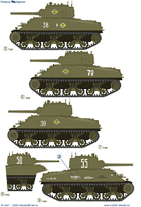 Декаль 1/35 M4A2 Sherman in Red Army Part I (Colibri Decals)