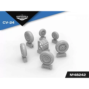 Дополнения из смолы 1/48 Колеса шасси СУ-24 (Temp Models)