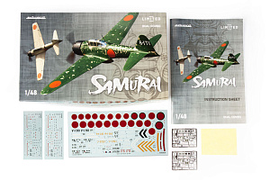 Сборная модель 1/48 Mitsubishi A6M3 Zero SAMURAI DUAL COMBO (Eduard kits)